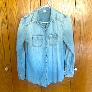 BP Denim Button Up Shirt Size XS